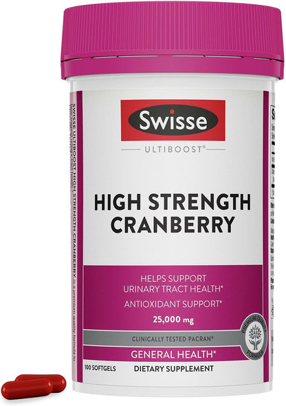 SWISSE ULTIBOOST HIGH STRENGTH CRANBERRY 100 CAPS